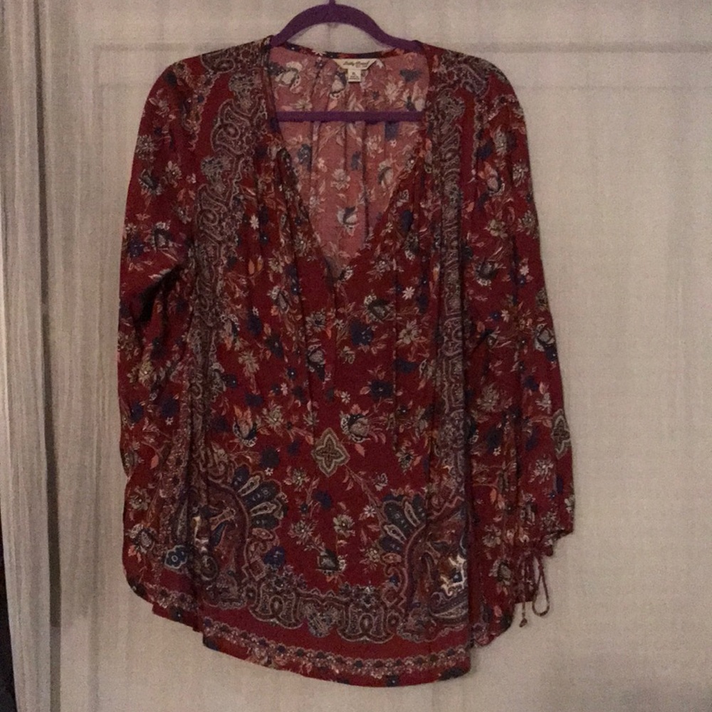 Lucky Brand 3/4 sleeve blouse